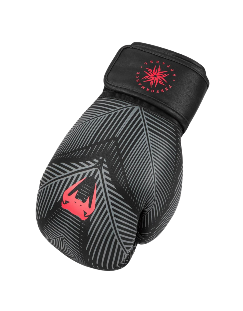Aussenhand: Venum Phantom Boxhandschuhe in Schwarz mit roten Details