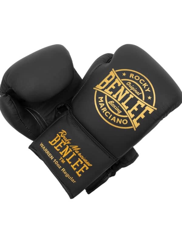 Produktbild: Schwarze Benlee Boxhandschuhe aus Leder Wakefield