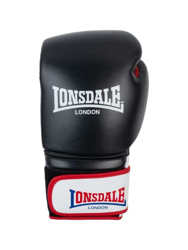 Außenahnd: Lonsdale Winstone Sparring Boxhandschuhe in Schwarz