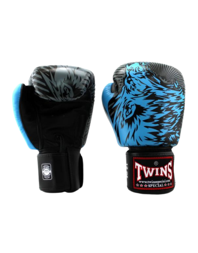Twins Boxhandschuhe Special mit Wolf-Print